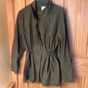 army green canvas utility jacket